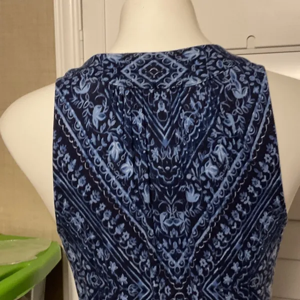 Motherhood Maternity Navy Patterned Maxi Dress - Image 6