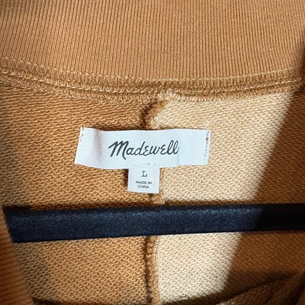 Madewell Cotton Studio Mockneck Sweatshirt in Colorblock - Image 4
