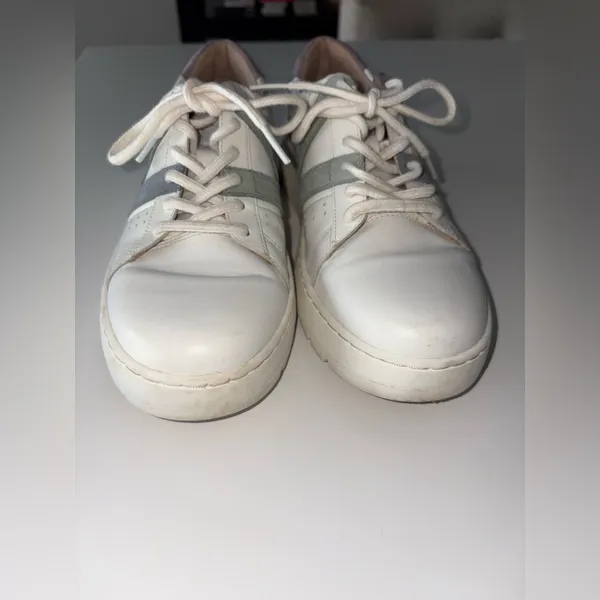 Vionic Women's‎ Simasa Abyss White Leather Multicolor Detail Sneakers Size 8 - Image 10