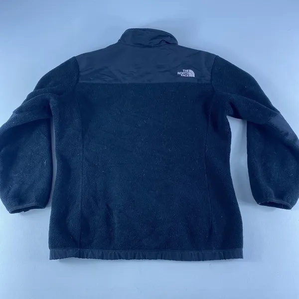 The North Face Denali Jacket Girls XL Full Zip Polartec‎ Black Fleece Youth TNF - Image 7