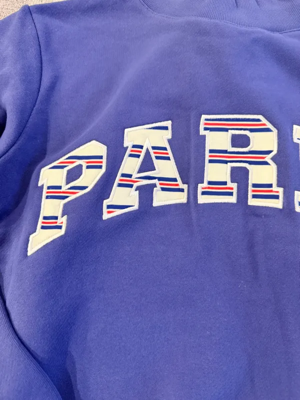 NIB Parke coastal Americana Varsity Mockneck size S/M relaxed fit - Image 8