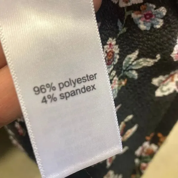 Maurice’s V-Neck Peplum Floral Polyester Spandex Blouse XL NEW #487 - Image 6