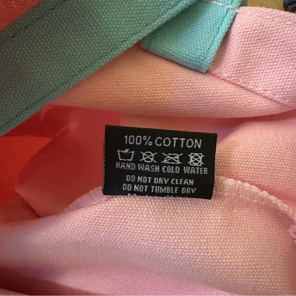 Orlando Pink and Blue Tote Bag - Image 6