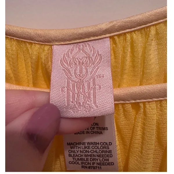 HAH Mad Maxi‎ Dress Lemon Drop Sleeveless Cocktail Wedding Guest Garden Party XS - Image 5