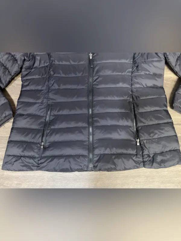 St. John’s Bay Women’s Black Quilted Lightweight Puffer Jacket Size XL - Image 6