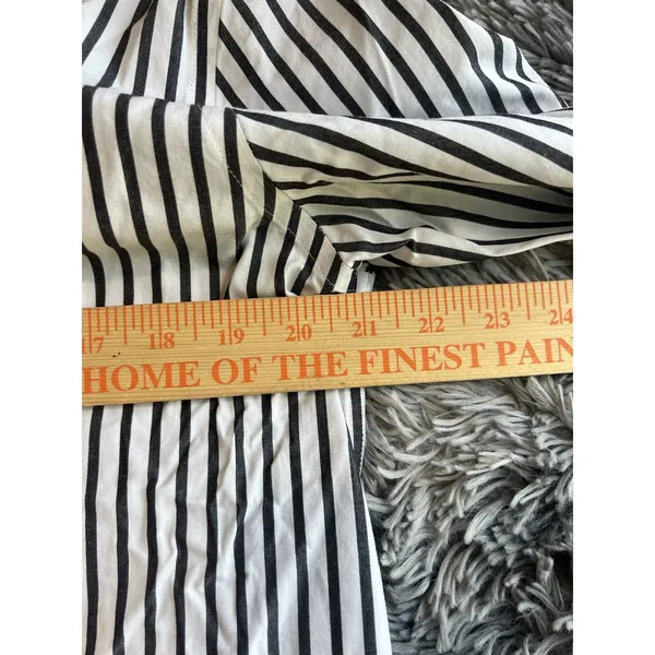 Pendleton Women's Size Large Button Up Shirt Striped Long Sleeve 100% Cotton - Image 4