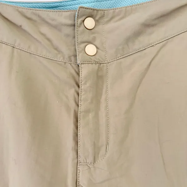 Patagonia Womens Hiking Cargo Shorts Tan‎ Khaki Size Small Adjustable Waist 8in - Image 3