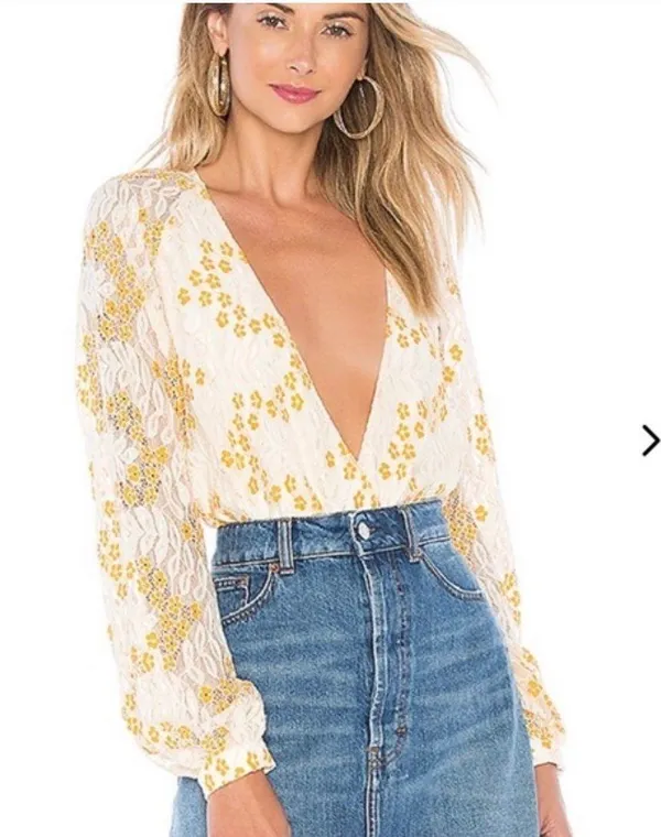 Revolve LOVERS AND FRIENDS LACE LAYLA BODYSUIT - Image 3
