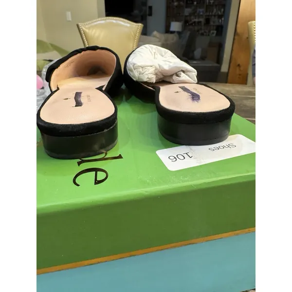Kate Spade New York‎ BLACK Women's Fayrn Point Toe Mules Size 8.5 - Image 5