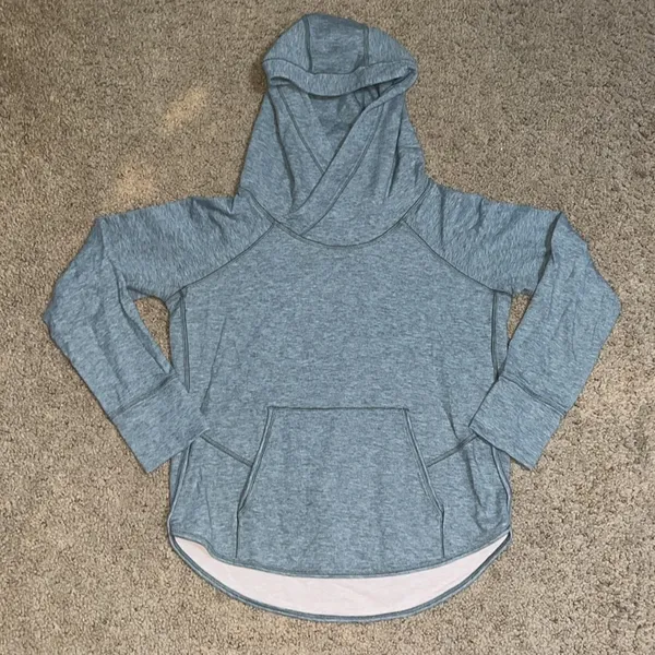 Lululemon Time Out Hoodie Heathered Bleached Coral / Heathered Medium Grey 6‎ - Image 5