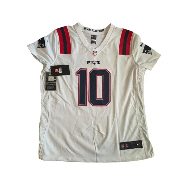 Nike NFL On Field New England Patriots #10 White Jersey Womens Size XL Polyester - Image 2