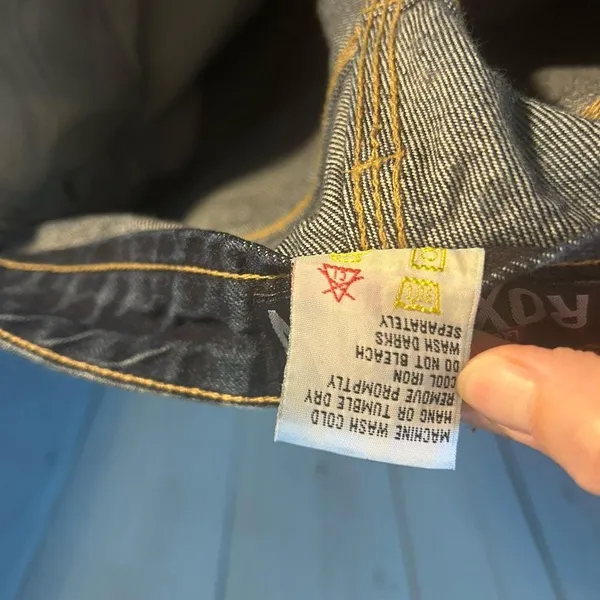 Quiksilver Roxy Blue Jeans, Size 5, Vintage 1990s - Image 7