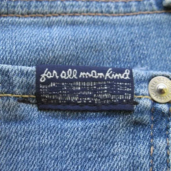 NWT 7 For All Mankind Ankle Skinny Distressed Sequin Jeans - Image 11