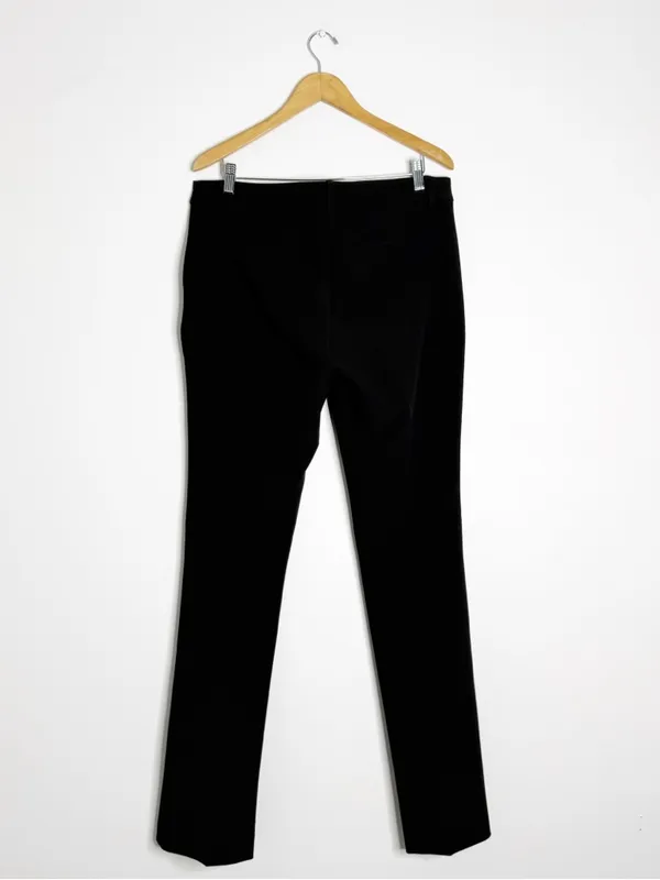 Express Super Soft Mid Rise Bootcut Pants Black Size 12 Long - Image 2