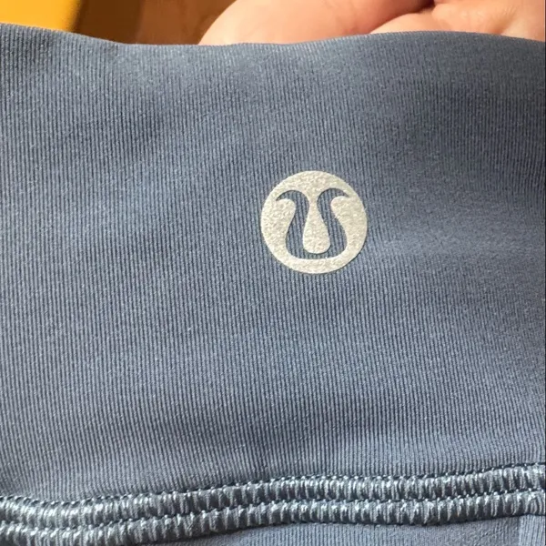 Lululemon Energy Bra High Neck Strappy Back Dusty Blue Size 4 - Image 6