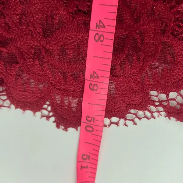 NWT‎ Anthropologie Hutch lace maxi dress burgundy sz S - Image 4
