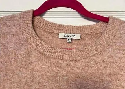 Madewell Gladwell Balloon Sleeve Pink Pullover Sweater size XXS - Image 2