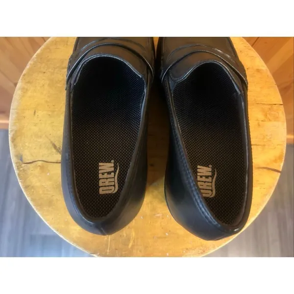 Drew Berlin US 6WW Black Slip On Loafers Women's - Image 5