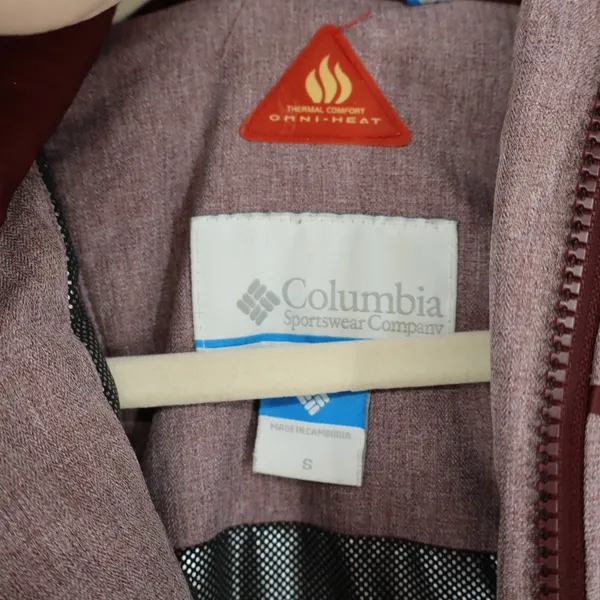 Columbia Women's Snowy Summit Insulated Jacket Size Small Cinder Berry Winter - Image 4