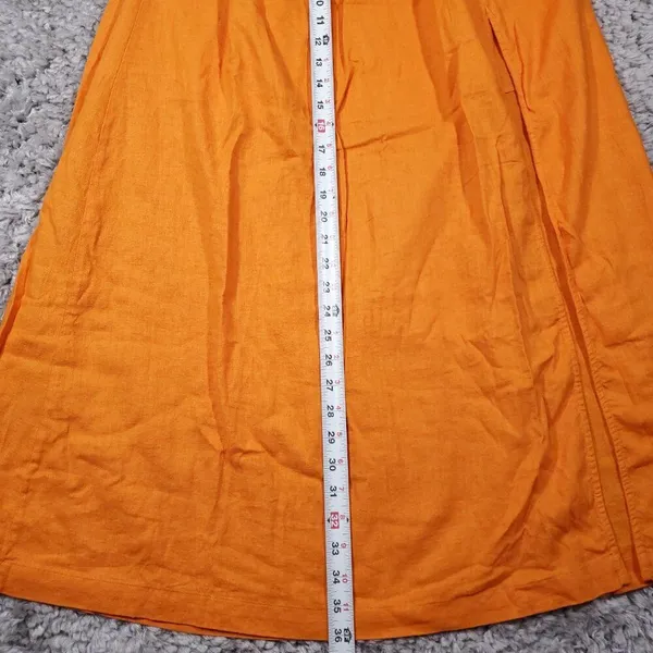 Orange Midi Skirt - Image 4