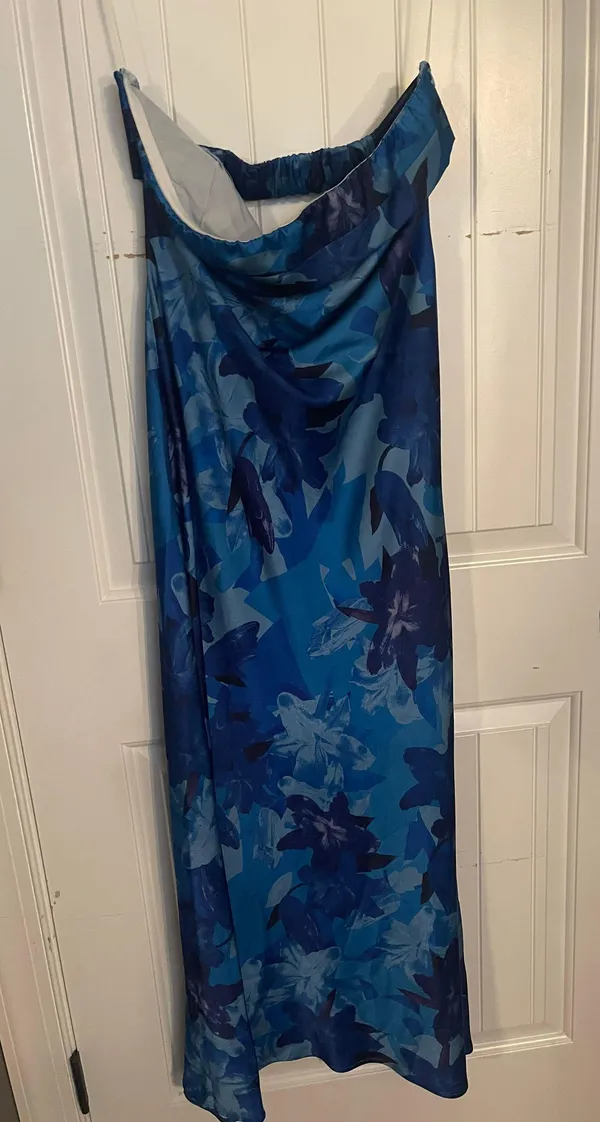 Boutique Dress Blue Size 14 - Image 2