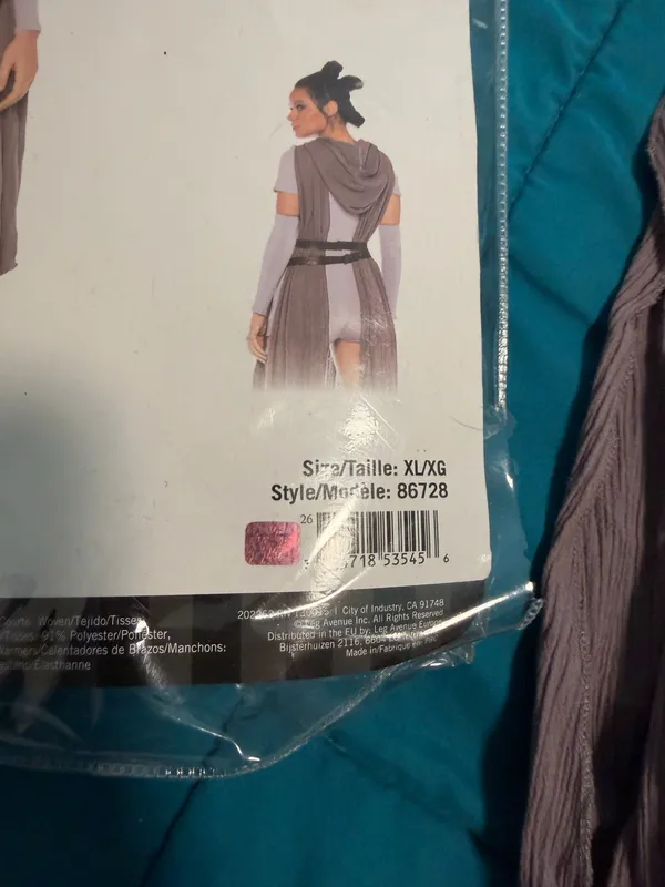 Womens leg Avenue galaxy rebel costume XL - Image 3