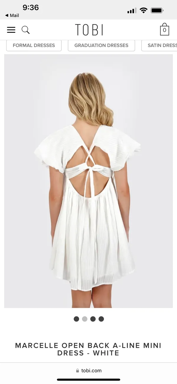 Tobi White Dress - Image 2
