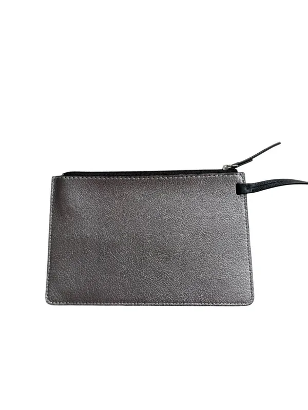 KATE SPADE Pewter Saffiano Leather Wristlet Clutch - Image 4