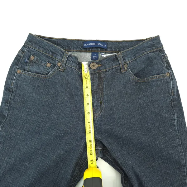 Bandolino Blu Cali Modern Bootcut‎ Jeans Womens 10 Dark Blue Stretch Denim - Image 10