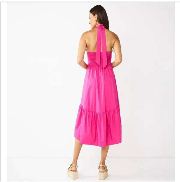 Nine West Pink Halter dress - Image 3