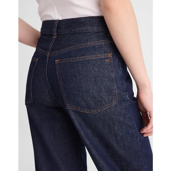Madewell The Perfect Vintage Wide-Leg Jean in Airy Denim Rinse Wash US 27 NWT - Image 6