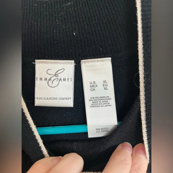 Vintage Emma James Black Sweater - Image 2