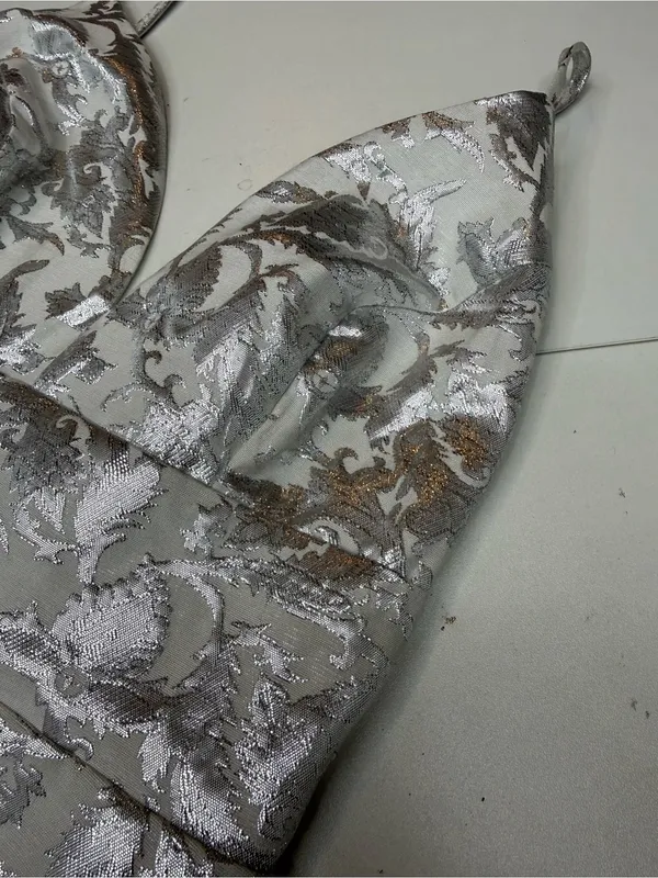 Lulu's Women’s Metallic Coctail Dress Size S - Image 12