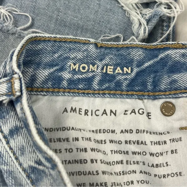 American Eagle mom jeans size 0 - Image 5