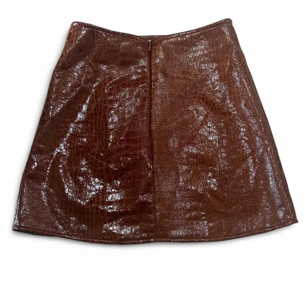 Motel Women's Brown and Pink Skirt - Image 4
