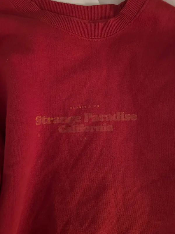 Cotton On California Sweatshirt deep orange rusty red - Image 3