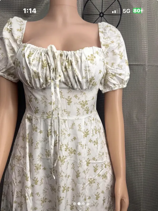 New beautiful long dress White Size L - Image 2