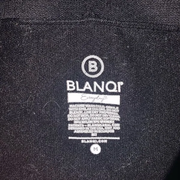 Blanqi black maternity M cropped supportive shapewear leggings - Image 2