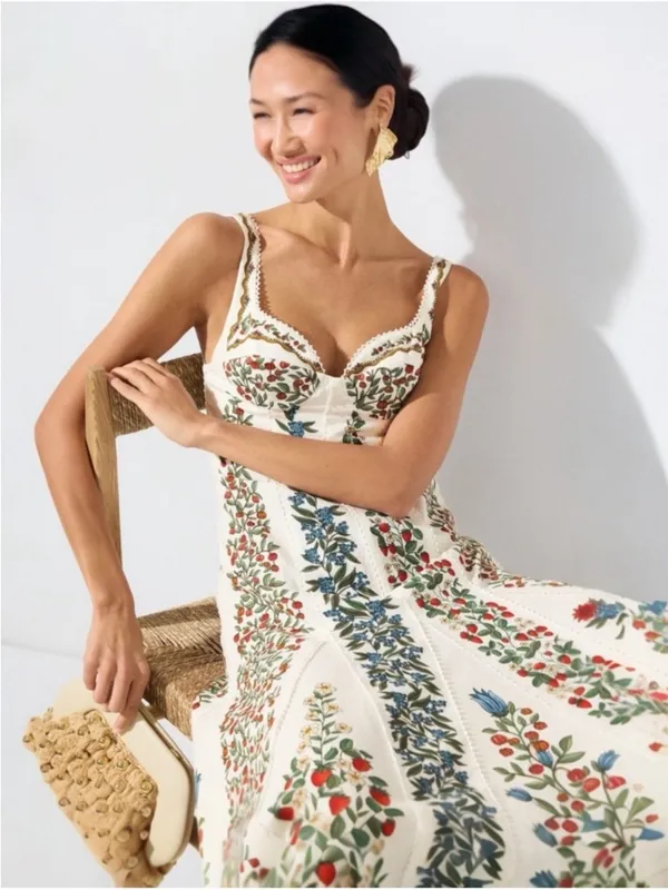 Farm Rio Fruit Beauty Cocktail Maxi Dress - Image 3