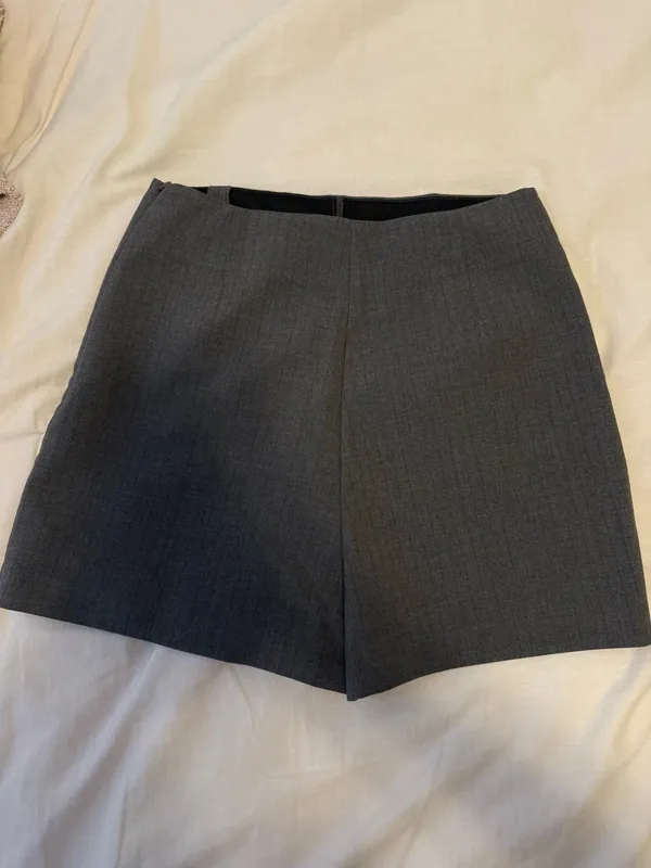 ZARA Grey with Black Stripes Skort  - Image 2
