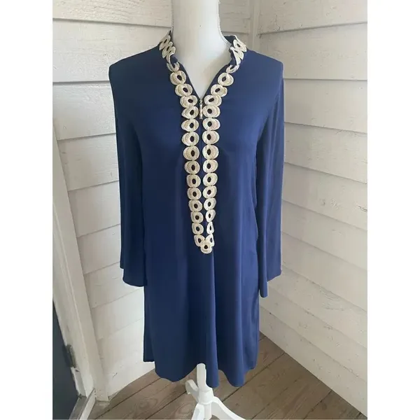 Lily Pulitzer Women’s Grace Lynn Stretch Dress Blue Size 2 - Image 11