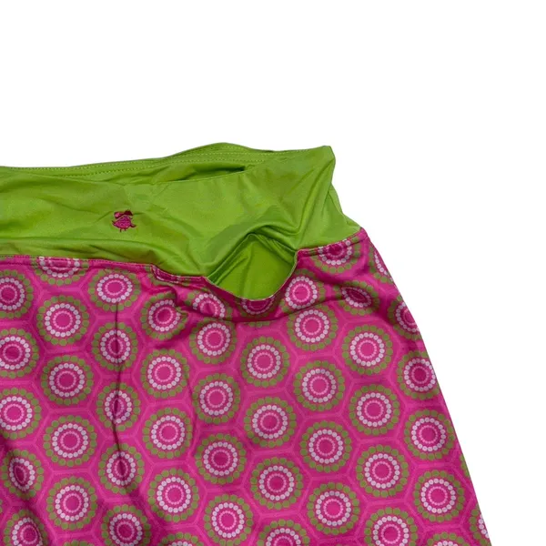Birdies &‎ Bows Women's Skort Size S Small Pink Lime White Floral Print - Image 5