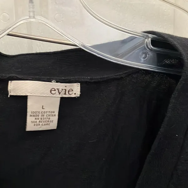 FINAL MARKDOWN Evie short sleeved cardigan large Black - Image 2