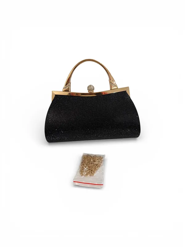black clutch • wedding bag • evening purse - Image 2