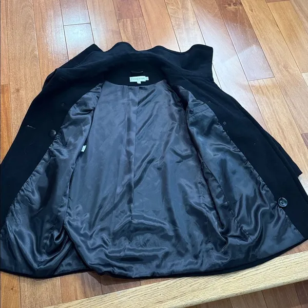 Pendleton Classic Black Wool and Cashmere Blende‎ Coat size XL - Image 7