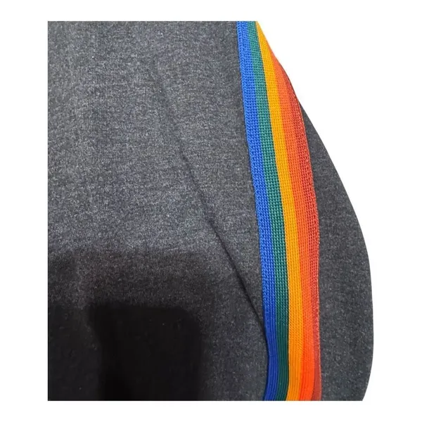 Aerie Pull On Pant legging‎ Size Medium Gray Rainbow Striped XXL - Image 4