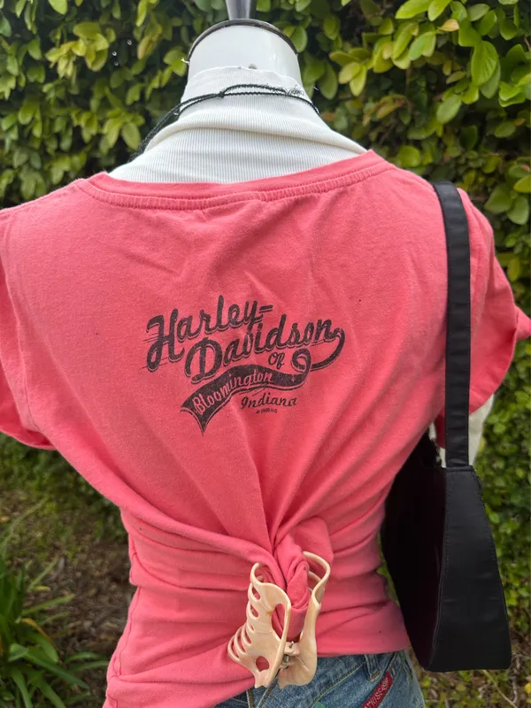 ✨Pink Harley Davidson sequins t-shirt  - Image 3