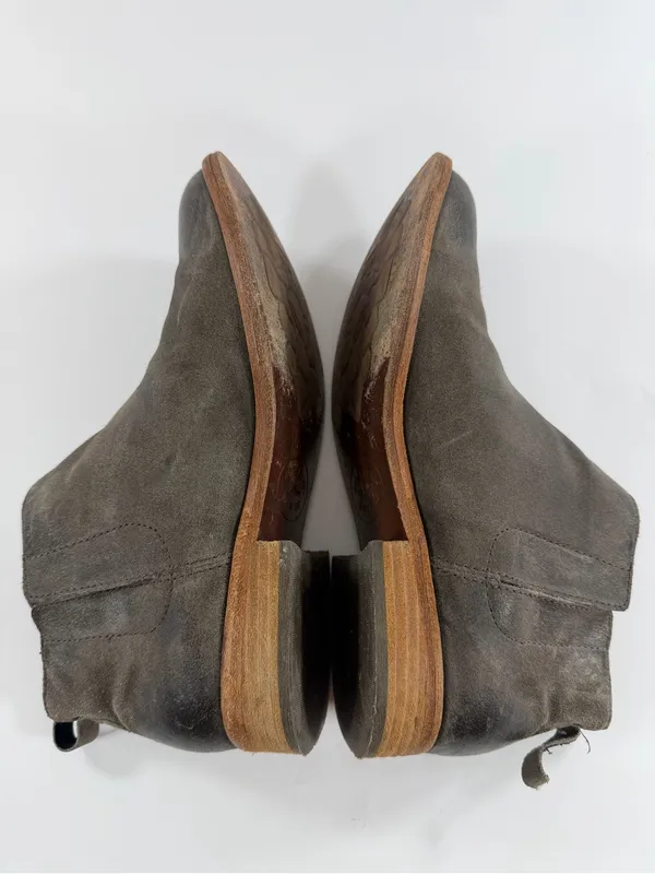 Kork-Ease Distressed Leather Chelsea Ankle Boots Gray Women’s Size 8‎ - Image 6