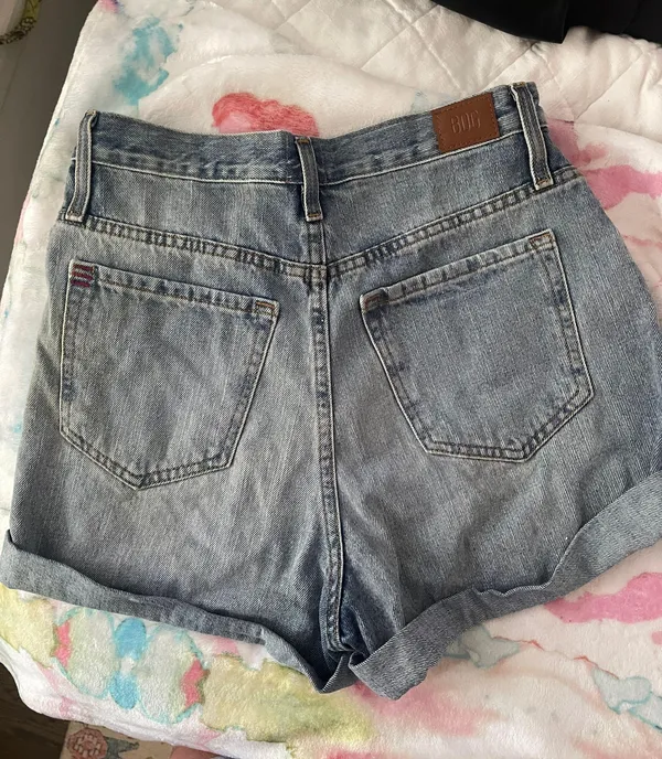 BDG Urban Outfitter High Waisted Jean Shorts - Image 2
