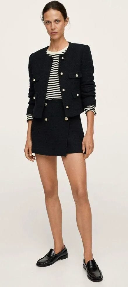 Mango tweed button mini skirt! - Image 3